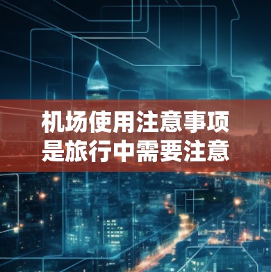 机场使用注意事项是旅行中需要注意的一个重要点，以下是一些基本的注意事项