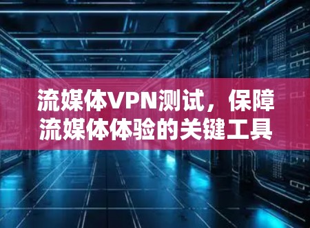 流媒体VPN测试，保障流媒体体验的关键工具