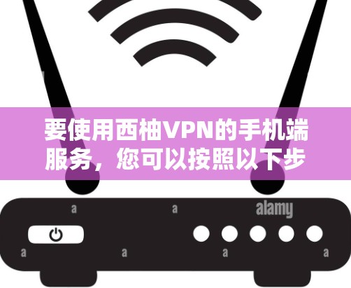 要使用西柚VPN的手机端服务,您可以按照以下步骤操作
