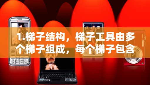 1.梯子结构,梯子工具由多个梯子组成,每个梯子包含不同的功能模块,如网页加速、文件加速、云存储加速等