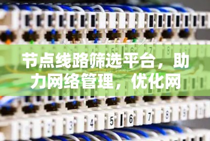 节点线路筛选平台,助力网络管理,优化网络性能